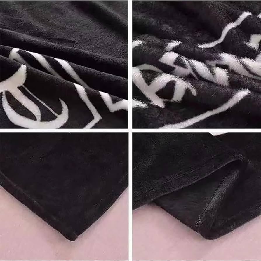 Amazon｜Dunuiov クロムハーツ 毛布 ブランケット ひざ掛け 敷き